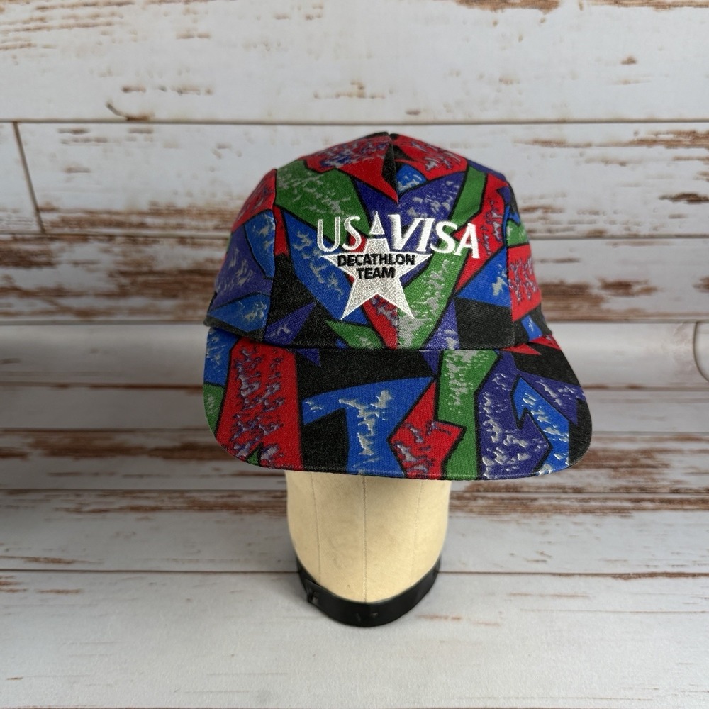 Bula Hat US Visa Decathlon Team USA Beanie Bucket Sun Cap Vintage
